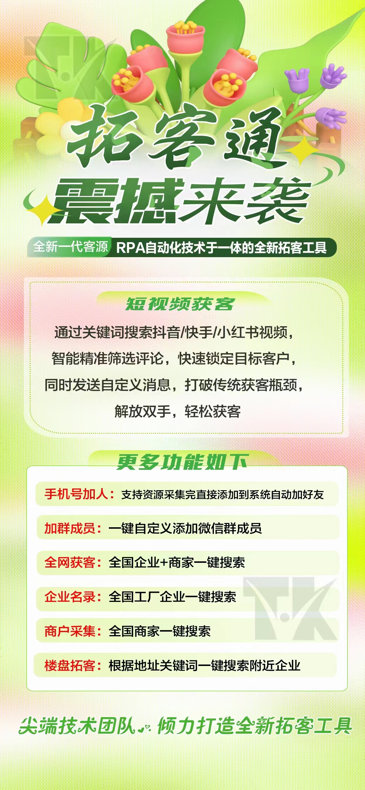 拓客通-新一代RPA自动化技术全新拓客工具  第2张